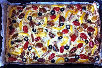 Tomaten-Schafskäse-Quiche 1