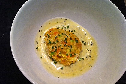 Gemüsenockerl mit Kräutersauce 8