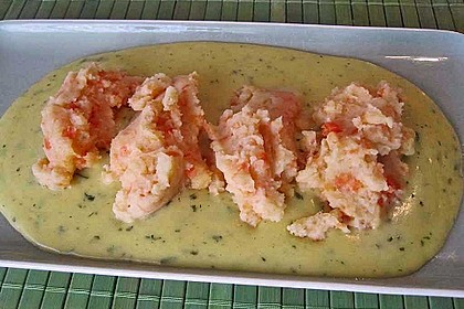 Gemüsenockerl mit Kräutersauce 2