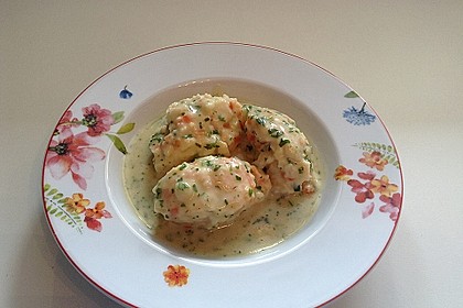 Gemüsenockerl mit Kräutersauce 4