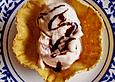 Rhabarber - Eis mit Schmand