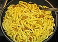 Penne an Safran - Bratwurst