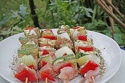 Grillspie&szlig;e mit Feta und Zucchini 1