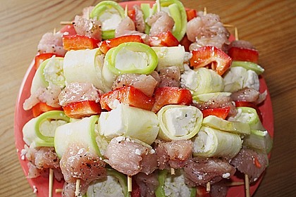 Grillspie&szlig;e mit Feta und Zucchini 3