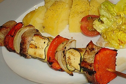 Grillspie&szlig;e mit Feta und Zucchini 8