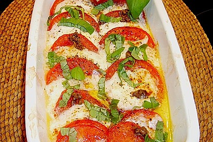Tomaten - Mozzarella - Gratin