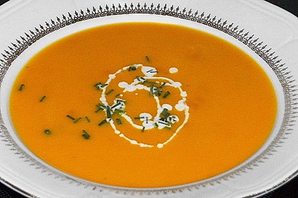 K&uuml;rbis - Orangen - Suppe