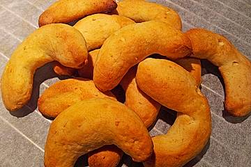 Kartoffelmürbteighörnchen (süß)