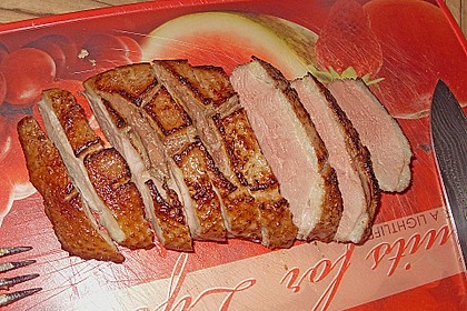 Glasierte Entenbrust