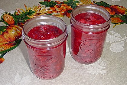 Birnenmarmelade mit Cranberries 2