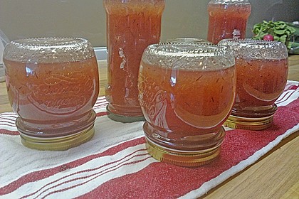 Birnenmarmelade mit Cranberries 5