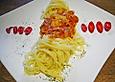 Spaghetti mit Thunfisch - Sardellen - Tomatensauce