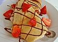 Vollkorn - Pfannkuchen mit Apfel