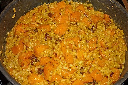 K&uuml;rbis - Steinpilz - Risotto
