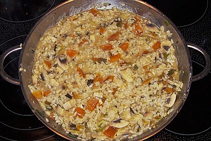 K&uuml;rbis - Steinpilz - Risotto 1