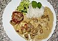 Schweinefilet in Senfrahm