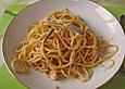 Spaghetti mit Frischk&auml;se und ger&auml;ucherter Forelle