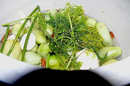 T&ouml;ginger gr&uuml;ne Tomaten s&uuml;&szlig; - sauer