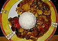 Curry - Gem&uuml;se - Sauce kantonesisch zu Basmatireis