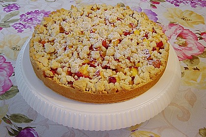 Obstkuchen mit Streuseln 9