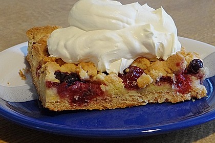 Obstkuchen mit Streuseln 3