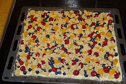 Obstkuchen mit Streuseln 11