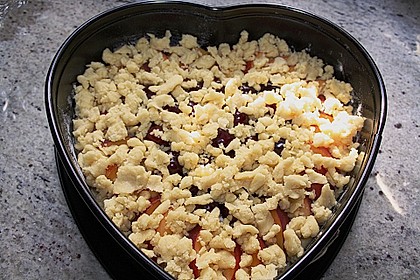 Obstkuchen mit Streuseln 13