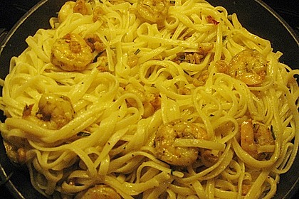 Linguini mit Krebsschw&auml;nzen