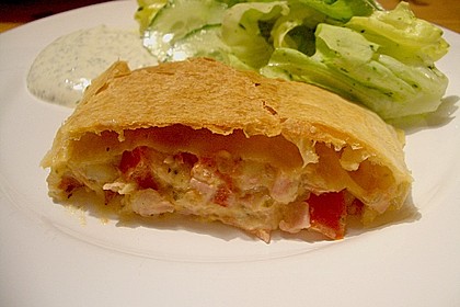 Schinken - Tomaten - Mozzarella - Strudel 18
