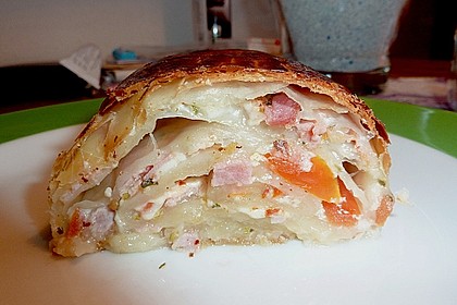 Schinken - Tomaten - Mozzarella - Strudel 14