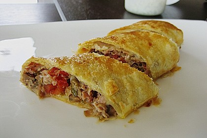 Schinken - Tomaten - Mozzarella - Strudel 8