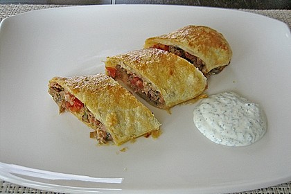 Schinken - Tomaten - Mozzarella - Strudel 9