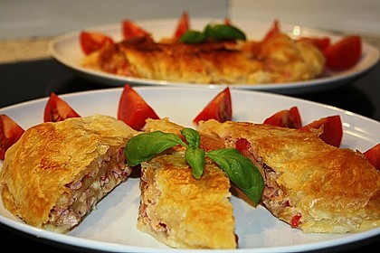 Schinken - Tomaten - Mozzarella - Strudel 3