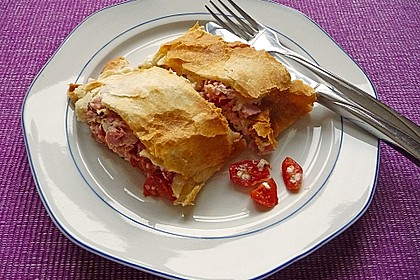 Schinken - Tomaten - Mozzarella - Strudel 7