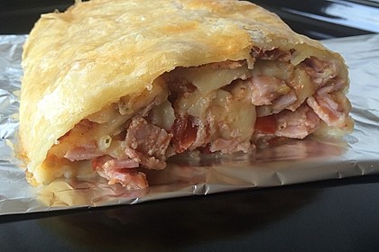 Schinken - Tomaten - Mozzarella - Strudel 4