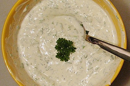 M&ouml;hren - Kartoffel - Puffer mit Kr&auml;uterdip 1