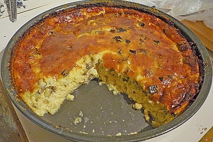 Aubergine - Zucchini - Frittata mit Käse 1