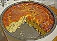 Aubergine - Zucchini - Frittata mit K&auml;se