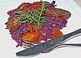 T&ouml;ginger Bratwurst mit K&uuml;rbis - Blaukraut
