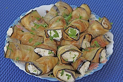 Antipasti &agrave; la Jasmin Auberginen - R&ouml;llchen