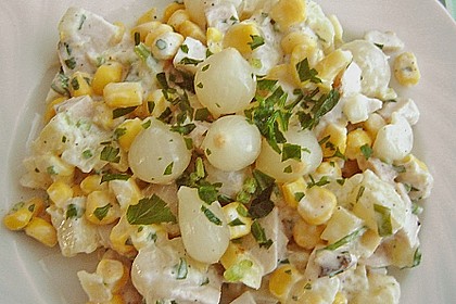 H&auml;hnchenbrustfilet  - Salat mit Ananas