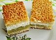 Bienenstich mit Apfel und Kokoscreme