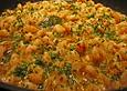 Shrimps in Knoblauchsauce