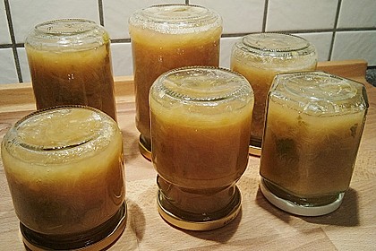 Rhabarber - Zitronen - Marmelade mit Ingwer und Zitronenmelisse 2