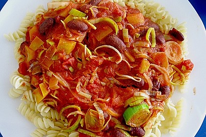 Nudeln mit Tomatenso&szlig;e 3