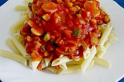 Nudeln mit Tomatenso&szlig;e 5