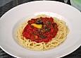 Spaghetti mit Sardellen - Kapern - Sugo