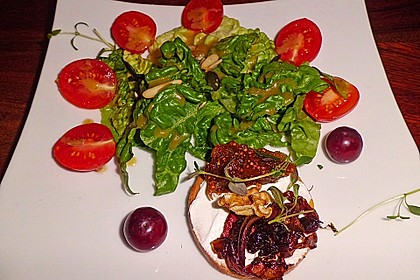 Crostini mit Ziegenfrischkäse, Zwiebeln und Feigenkonfitüre 9