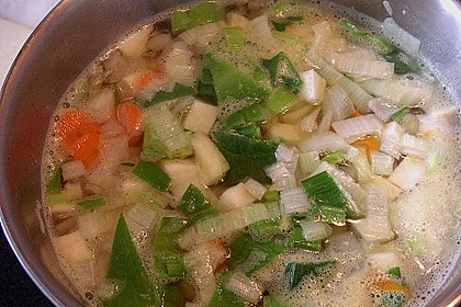 Gemüsecremesuppe 10