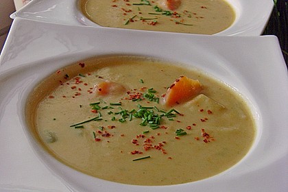 Gemüsecremesuppe 1